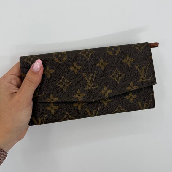 LOUIS VUITTON Envelope Long Wallet Vintage Monogram - Picture 1 of 11